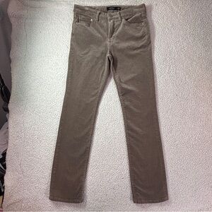 Lauren Ralph Lauren Taupe Corduroy Slim Straight Jeans Women’s 31x30.5